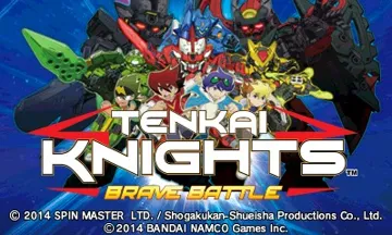 Tenkai Knights - Brave Battle (USA) (En,Fr,Es) screen shot title